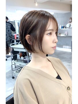 ヴェイン 渋谷(vain) 前下がりショートボブ/ハンサムショート/イメチェンヘアスタイル