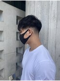 メンズツーブロックマッシュショートヘア　東田真穂
