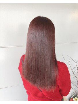 ヘアアンドメイク ムーア(Muuua) ピンクブラウン