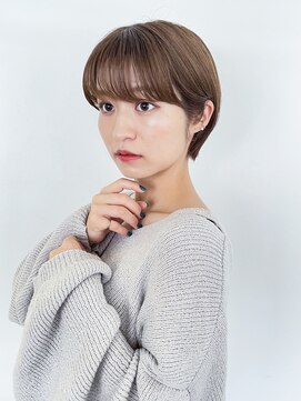 アイティーバイアルバム 下北沢店(IT by ALBUM) マッシュショート_アースカラーくびれヘアツートンカラー_38801