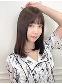 前髪が可愛い☆ナチュラルなベージュカラー☆