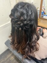 ヘアセット/ヘアメイク/巻きおろし/逆毛/卒業式[新宿/新宿駅]