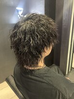 アウル 心斎橋(owl)&nbsp;ウルフ×ツイストスパイラル×ツイストパーマ×黒髪