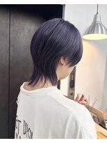 ギークス(GEEKS)&nbsp;【GEEKS渋谷】中性的ウルフ/ブルーシルバー/メンズウルフ/秋冬