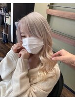 ガルボ ヘアー(garbo hair) ハイトーンホワイトカラー高知美容院10代20代
