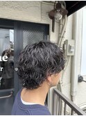 【波巻きスパイラルパーマウルフ】名古屋栄メンズヘアカット