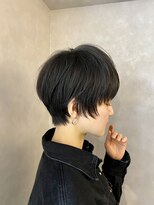 ハルキ ミナト ジャパン オオサカ(HARUKI MINATO japan OSAKA)&nbsp;丸みショートメンズライクスッキリショートシルキーベージュ