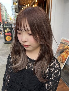 エマ(emma) 韓国巻き×小顔顔周りカット×ハイライト×ピンクブラウン