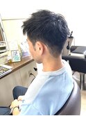 【見附 今町】メンズ 刈り上げ 似合わせ アップバング