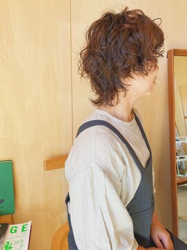 ムーベル(MOBEL) マッシュウルフパーマ