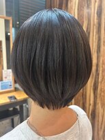 ヘアリゾート粋 トゥジュ 池袋東口店(tujuh)&nbsp;ショートナチュラルボブオリーブグレージュ