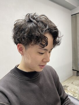 エトラ 渋谷店(etora) 無造作パーマ　センターパート