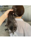 【深めのオリーブグレージュ!色落ちまで◎】