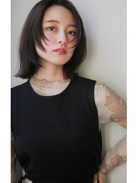 シーム(SEAM) ボブショートボブ韓国丸みショートレイヤー外はねワンカール大人