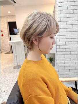 メモリーズ 水天宮前店(Memories) ショートヘア 白髪ぼかし