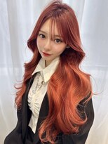 ユーフォリア 渋谷グランデ(Euphoria SHIBUYA GRANDE)&nbsp;艶トリートメント　艶髪　美髪　ブリーチなし　オレンジブラウン