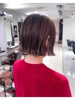 ヘアーアンドカラー ルジャルダン 葛西店(le jardin) スタイル持続・切りっぱなしボブと細めハイライト
