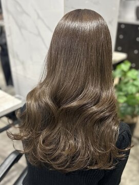 ユアーズヘア 東新宿店(youres hair) 赤み消しカラーオリーブベージュ◎