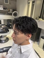 フランクスバーバーザスタンド(Frank’s barber the stand)&nbsp;センターパートS