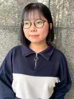 ヘアーアンドスパ フェリーチェ ミチ 野田屋町店(HAIR&SPA felice MICHI) 【feliceMICHI 豊田希美】切りっぱなしボブ アッシュ 暗髪 