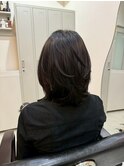 暗めカラー/グランマッシュ[レイヤーカット/髪質改善/銀座]