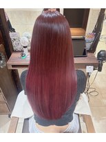 ヘアリゾート粋 ティガ 池袋店(tiga)&nbsp;艶髪/髪質改善/ヘッドスパ/ローズレッド