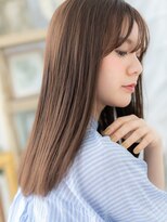 カバーヘア ブリス 戸田公園西口店(COVER HAIR bliss) ■ミルクティーベージュ艶感ストレート401戸田公園20代30代40代