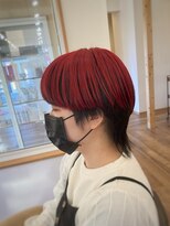 コモレビ(komorebi)&nbsp;【山本智文】アンブレラカラーレッドウルフ