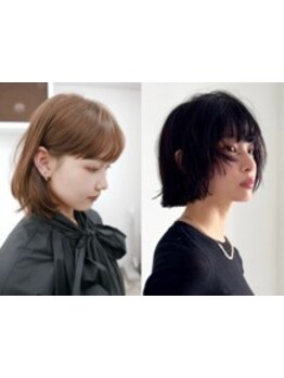 第一印象を決める顔周りのカット。洗練されたデザイン*再現性と持続性の高い似合わせ技術[昭和町/TAIタイ]