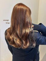 ヘアーデザイン イーエックスターバン(Hair Design ex Turban)&nbsp;オレンジベージュ