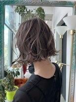 ルーヴェ(LOWE)&nbsp;【n】ナチュラルハイライト,暖色ベージュボブ