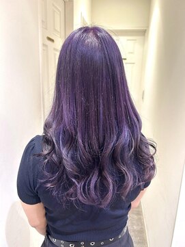 フーバイケンジ(fuu + KENJE) 色落ちがキレイなバイオレットカラー&ヘアティンセル☆