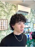 メンズスパイラルパーマ