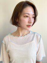 トゥーナ 表参道(tona) 大人ショート・ショートボブ・グレージュ、脱白髪染め☆
