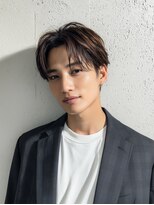 ルービック 高槻(Rubik's) 韓国風センターパートマッシュ|爽やかメンズショート