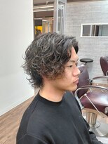 kaming&nbsp;【色気漂う大人パーマ】サーフカール×センターパートミディアム