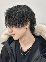 ヘッドストック 大和八木店(HEAD STOCK) サーフカールシャドウパーマセンターパートツイストスパイラル