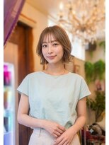 ココラー(COCOlar) ガラスツヤ髪!ケアブリーチ×イルミナの外はねスタイル