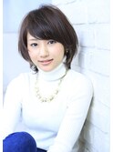 ナチュラルショートボブ