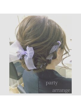 ヘアーアンドメイク トミー(Hair&Make Tommy) リボン編み込みヘアセット