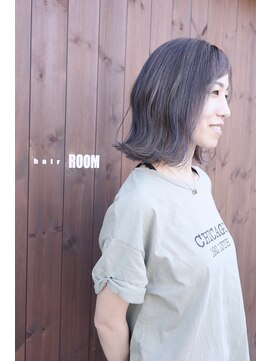 ルーム(ROOM) 【ROOM】10代～５０代に人気/外ハネ切りっぱなしボブ☆