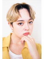 ピズム(PISM)&nbsp;耳かけハンサムイメチェンショート／ハイライト＆ローライト