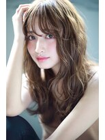 リアン(Lien)&nbsp;Lien☆波打ちウェーブ毛先パーマ×ナチュラルフォギーベージュ