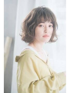 ヴァンクシー バイ ルナ(VANKCY by Luna) ココアブラウン 小顔 前髪 大人かわいいヘア 20代 30代 簡単