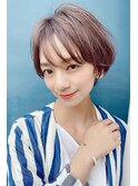 ココアブラウンのショートヘアーで大人かわいい♪藤沢2