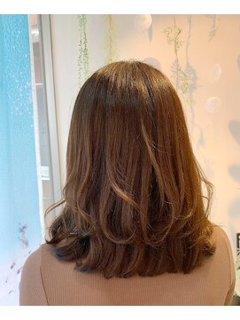 ロコヘアーバイクルル(Loco hair by couleur) ♯ミディアム♯艶カラー♯大人可愛い♯高知美容室♯高知市美容室