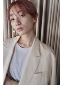 ヘアーラウンジ エゴ(Hair Lounge EGO) シースルーバングで簡単スタイリング ショートボブカット 丸山