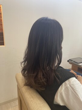 アドラーブル 長岡リップス旭岡店(adorable) 大人ミディアムレイヤー×グレージュ×30代