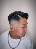 サイドパート バーバースタイル フェード 大宮 73