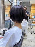 甲子園口/髪質改善/ショート/ハイライト/酸性ストレート